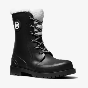 迈克高仕/Michael Kors Montaigne 人造羊毛皮衬里 PVC 雨靴 40F1MNFB8Q-0001