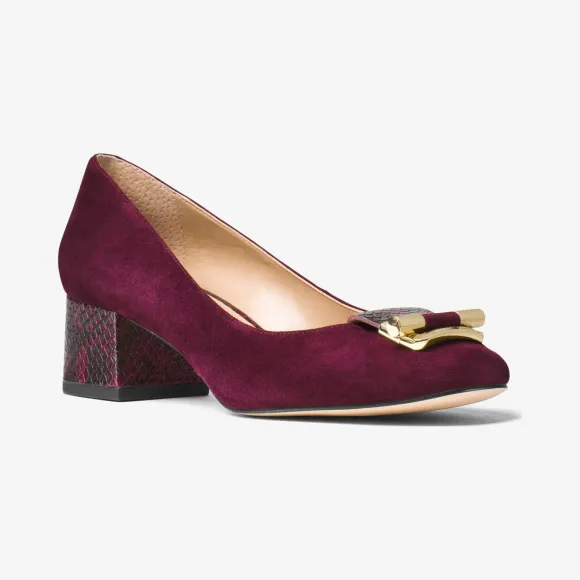 迈克高仕/Michael Kors Gloria小羊皮中跟鞋 40F6GLMP2S633