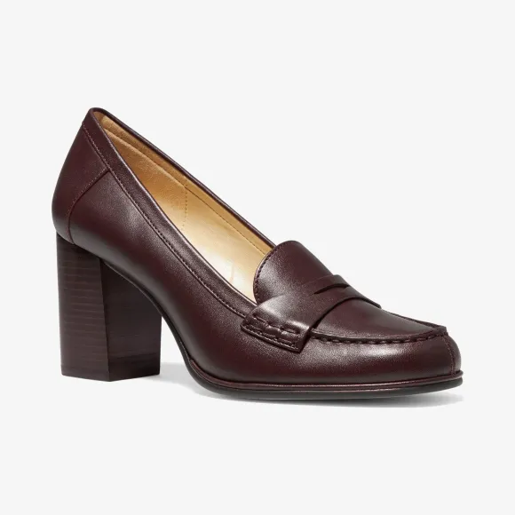 迈克高仕/Michael Kors 女士 Buchanan 皮质中跟鞋 40F9BUMP1L237