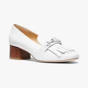 迈克高仕/Michael Kors Charlton 中跟皮质穆勒鞋 40T9CHMP1L085