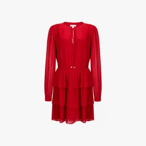 迈克高仕/Michael Kors 时尚雪纺蛋糕裙 JH180WU7R3609