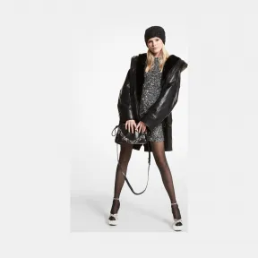 迈克高仕/Michael Kors 人造皮革风衣 MH12042DTW-0001