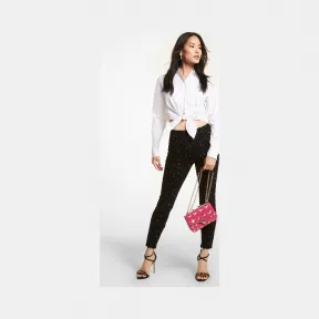 迈克高仕/Michael Kors 亮片弹力网眼打底裤 MH1305IFSX-0001