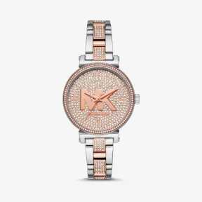 迈克高仕/Michael Kors Sofie Pav 双色徽标手表 MK4446-0991