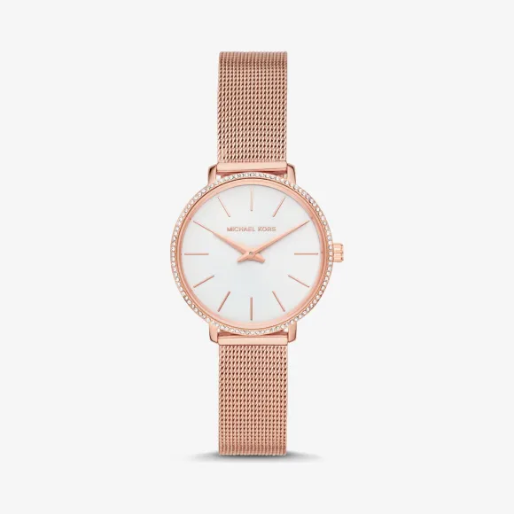 迈克高仕/Michael Kors 迷你 Pyper Pav 玫瑰金色调手表 MK4588-0622