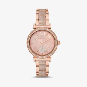 迈克高仕/Michael Kors 迷你 Abbey Pav 玫瑰金色调手表 MK4617-0622