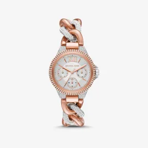 迈克高仕/Michael Kors 迷你 Camille Pav 两色 Curb-Link 手表 MK6843-0991