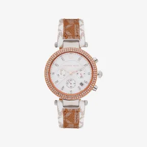 迈克高仕/Michael Kors 女士 Parker Logo 拼色腕表 MK6950910