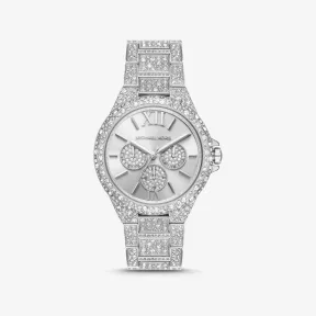 迈克高仕/Michael Kors 超大款 Camille Pav 银色手表 MK6957-0040