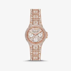 迈克高仕/Michael KorsMini Camille 玫瑰金链式腕表 MK6997622