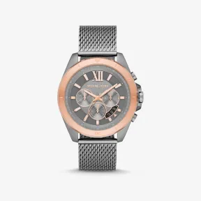 迈克高仕/Michael Kors 超大号 Brecken 青铜色网眼手表 MK8868-0021
