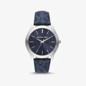 迈克高仕/Michael Kors 超大修身跑道标志和银色手表 MK8907-0410