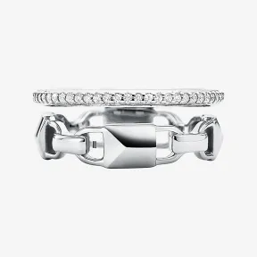 迈克高仕/Michael Kors Mercer Link 银色指环 MKC1025040