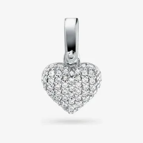 迈克高仕/Michael Kors 银色心形钻饰吊坠 MKC1075040