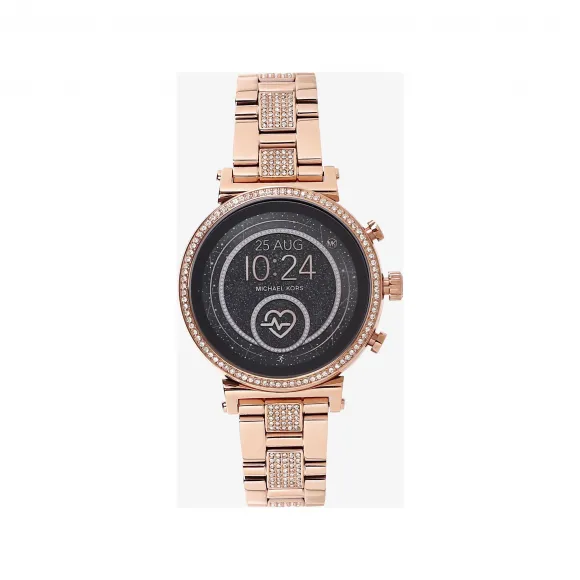 迈克高仕/Michael KorsSofie 2.0 玫瑰金链式精钢智能腕表 MKT5066622