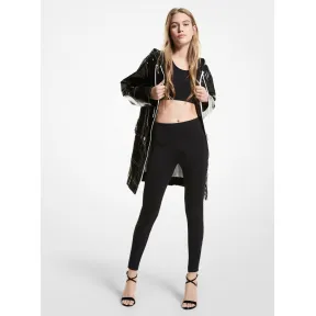 迈克高仕/Michael Kors 徽标带尼龙混纺打底裤 MS1301N1RE-0001