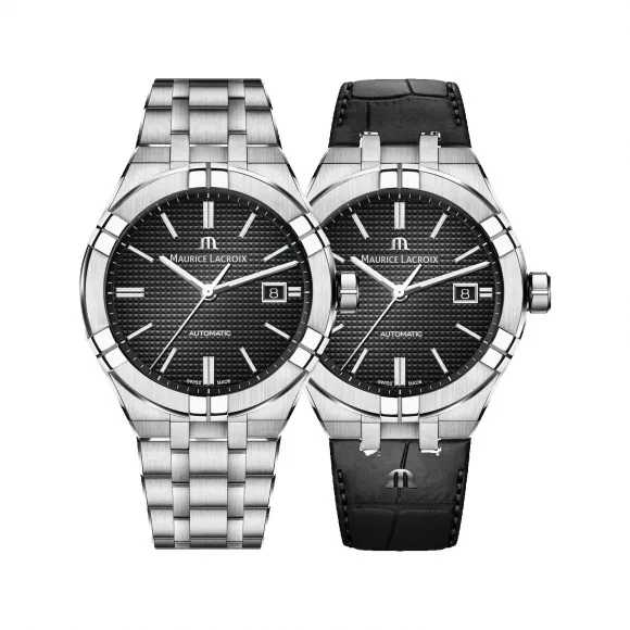 艾美/Maurice Lacroix aikon系列 42 MM 精钢 自动机械机芯 男表 AI6008-SS002-330-2