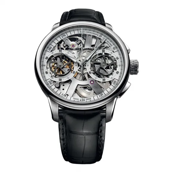 艾美/Maurice Lacroix 匠心系列 手动机械 男表 MP7128-SS001-100-1