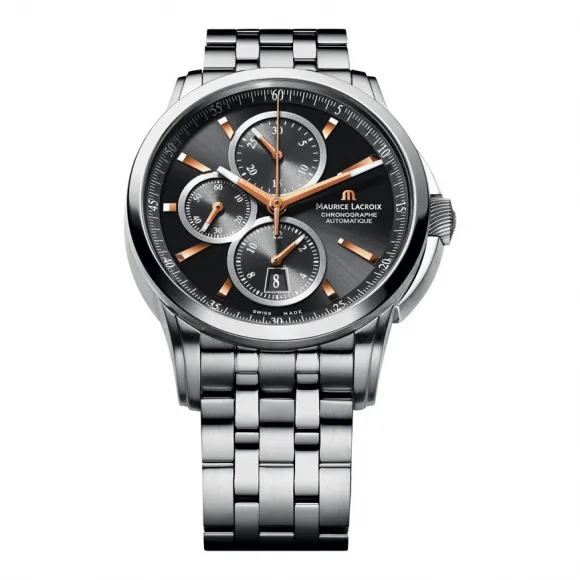 艾美/Maurice Lacroix 奔涛系列 自动机械 男表 PT6188-SS002-332