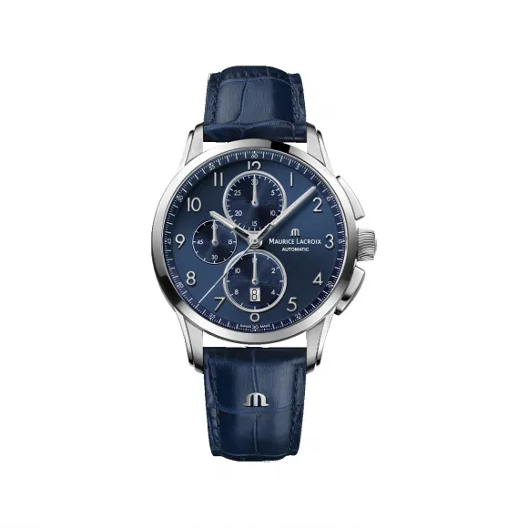 艾美/Maurice Lacroix pontos系列 43 MM 精钢 自动机械机芯 男表 PT6388-SS001-420-4