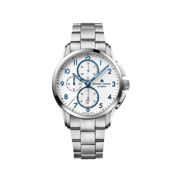 艾美/Maurice Lacroix pontos系列 43 MM 精钢 自动机械机芯 男表 PT6388-SS002-120-1