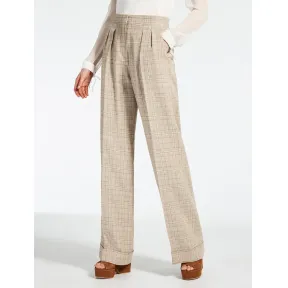 麦丝玛拉/Max Mara 烟灰色 直筒裤 1131167206002