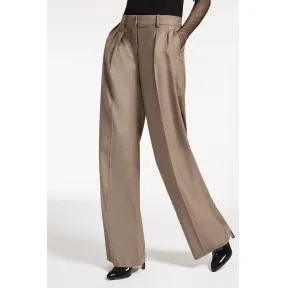 麦丝玛拉/Max Mara 斑鸠灰色 宽腰裤 1136036906008