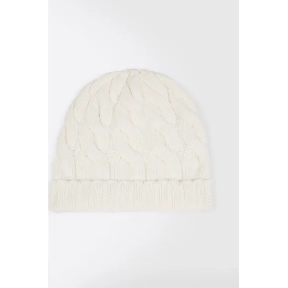 麦丝玛拉/Max Mara 象牙灰 羊绒帽 1576027306001