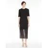 麦丝玛拉/Max Mara [Zyno] 雪纺插片连衣裙 2221014206005