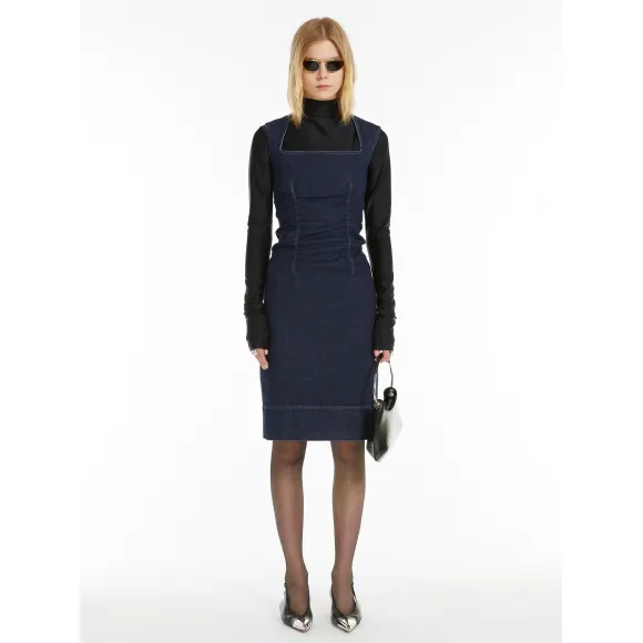 麦丝玛拉/Max Mara [AMPEX] 棉质牛仔连衣裙 2226024506001