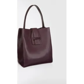麦丝玛拉/Max Mara aubergine 水桶包 4516086706003