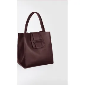 麦丝玛拉/Max Mara aubergine 水桶包 4516096706003