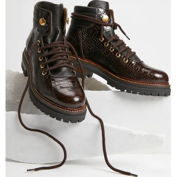 麦丝玛拉/Max Mara 深棕色 长靴 4796339306004