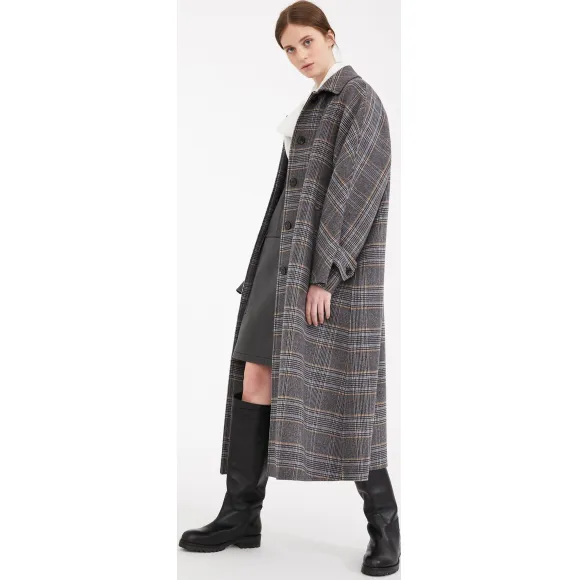 麦丝玛拉/Max Mara 深蓝色 风衣 5016079606001