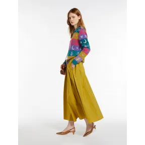 麦丝玛拉/Max Mara [Egidio] 棉混纺塔夫绸喇叭裙 5101054106013