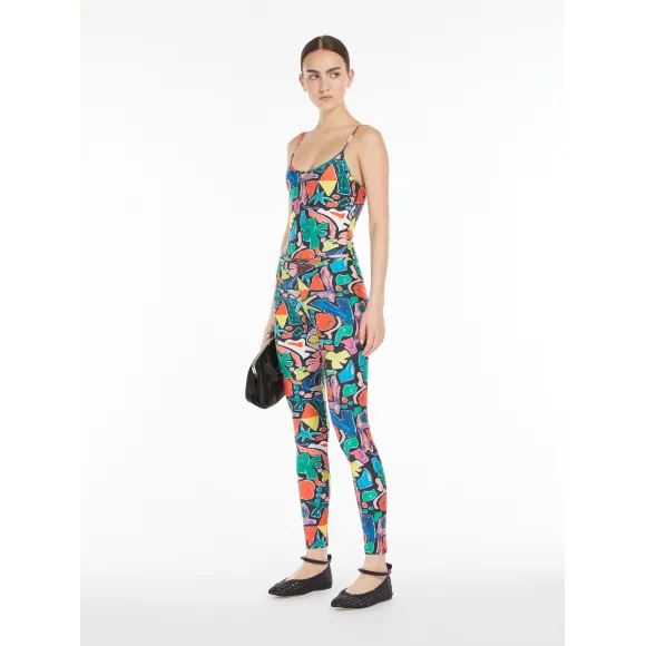 麦丝玛拉/Max Mara [Rosatea] 弹力平纹针织连体衣 5941014206002