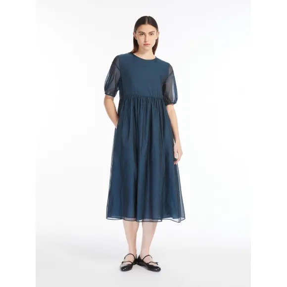 麦丝玛拉/Max Mara [Fatoso] 棉丝透明纱连衣裙 9226084206002