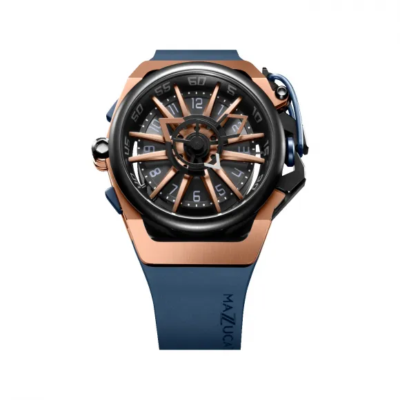 魔舵/Mazzucato 48 MM 不锈钢 自动机械+石英机芯 男表 RIM-02-BLCG6