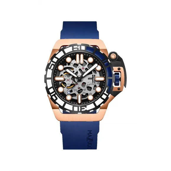 魔舵/Mazzucato 42 MM 不锈钢 自动机械+石英机芯 男表 RIM-SK2-RG