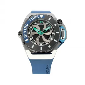 魔舵/Mazzucato 48.00 MM 不锈钢 自动机械+石英机芯 男表 RIM-SUB03-BL3255