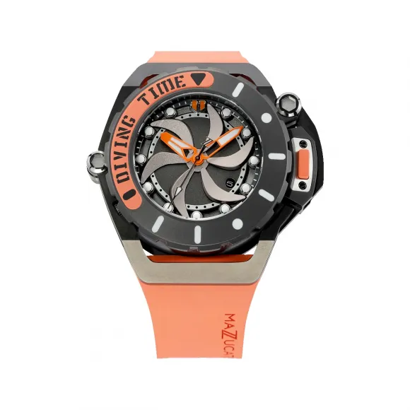 魔舵/Mazzucato 48.00 MM 不锈钢 自动机械+石英机芯 男表 RIM-SUB04-ORCG9