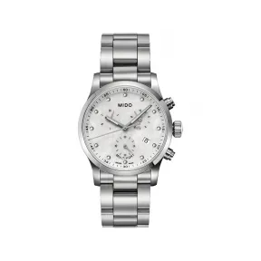 美度/Mido MULTIFORT 舵手 系列 35.00 MM 不锈钢 石英机芯 男表 M0052171111600