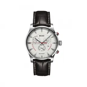 美度/Mido MULTIFORT 舵手 系列 42.00 MM 不锈钢 石英机芯 男表 M0054171603110
