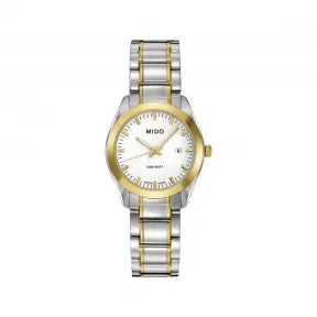 美度/Mido MADISON VI 系列 29.00 MM x 28.30 MM 不锈钢 PVD 石英机芯 女表 M0122102201100