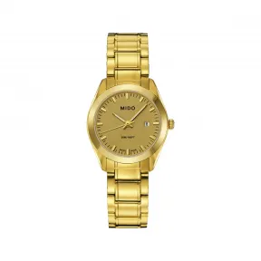 美度/Mido MADISON VI 系列 29.00 MM x 28.30 MM 不锈钢 PVD 石英机芯 女表 M0122103302100