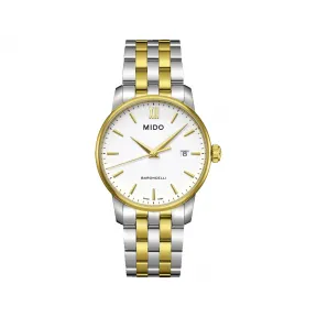 美度/Mido BARONCELLI 贝伦赛丽 系列 38.00 MM 不锈钢 PVD 石英机芯 男表 M0134102201100