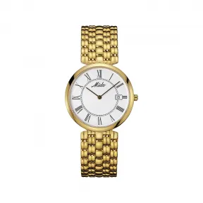 美度/Mido DORADA 系列  不锈钢镀金 石英机芯 男表 M11203261