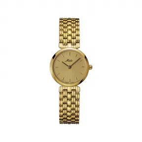 美度/Mido DORADA 系列  不锈钢镀金 石英机芯 男表 M21203121