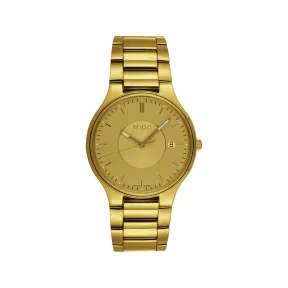 美度/Mido BARONA 系列  不锈钢 PVD 石英机芯 男表 M45543121