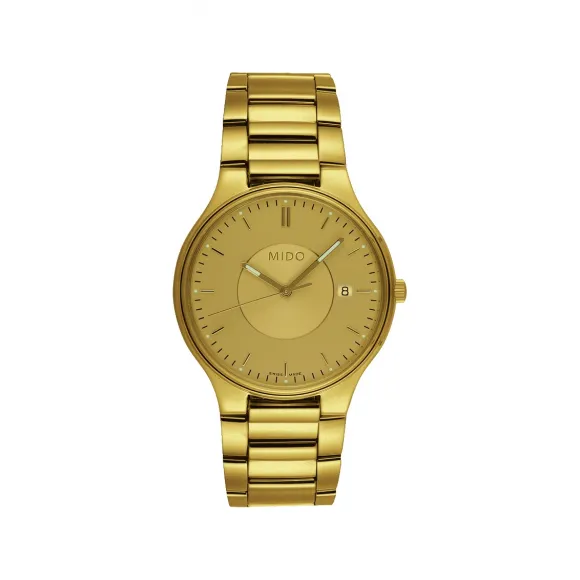 美度/Mido BARONA 系列  不锈钢 PVD 石英机芯 男表 M45543121